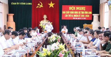 Hội nghị BCH Đảng bộ tỉnh Vĩnh Long lần thứ 16