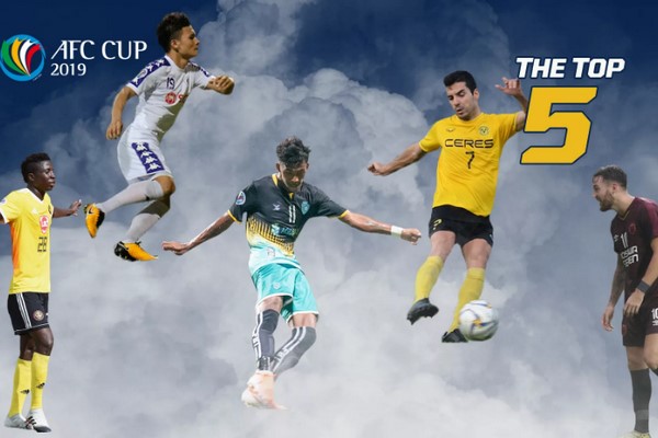 Quang Hải lọt Top 5 cầu thủ hàng đầu Đông Nam Á tại vòng 5 AFC Cup 2019