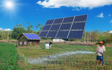  Diện tích đất nông nghiệp là môi trường lí tưởng để sản xuất năng lượng mặt trời