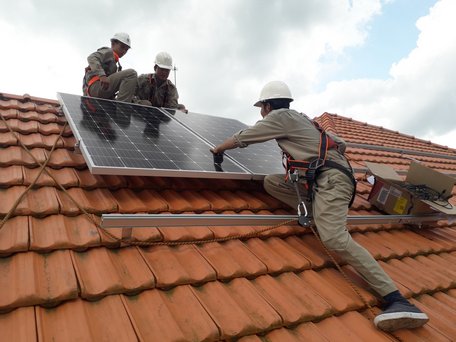 Sở Công thương Cà Mau lắp đặt hệ thống điện năng lượng mặt trời