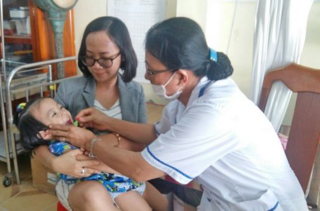 Chiến dịch bổ sung vitamin A liều cao đợt 1 năm 2019 tại Vĩnh Long diễn ra trong 2 ngày 1-2/6 tại các trạm y tế xã- phường- thị trấn.Ảnh minh họa