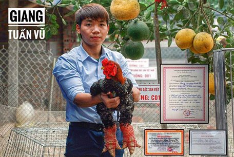 Hình ảnh Giang Tuấn Vũ – tỷ phú gà Đông Tảo ở Hưng Yên giới thiệu trên fanpage cá nhân. Ảnh: NVCC