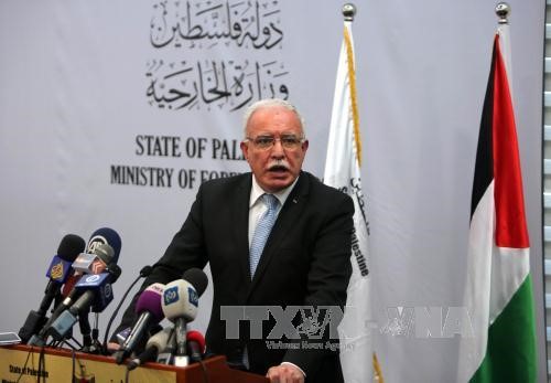 Ngoại trưởng Palestine Riyad al-Malki. Ảnh: AFP/TTXVN