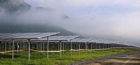 Nhà máy điện năng lượng mặt trời ở xã An Hảo, huyện Tịnh Biên, có quy mô lớn nhất ở tỉnh An Giang