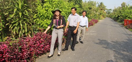 Huyện Tam Bình có khá nhiều xã giữ vững được diện mạo sáng- xanh- sạch- đẹp sau khi về đích NTM.