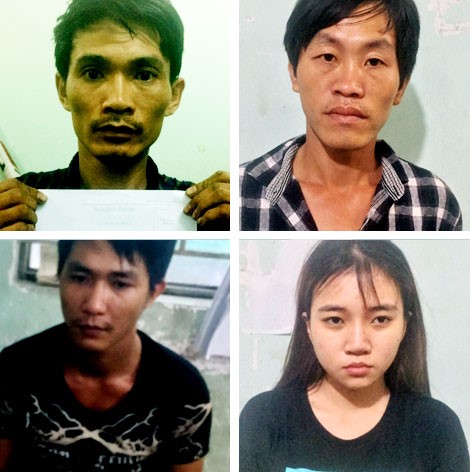 Nhóm gồm các đối tượng nghiện ma túy sử dụng ôtô đi trộm tại các dãy phòng trọ vừa bị Công an quận Bình Tân triệt phá.