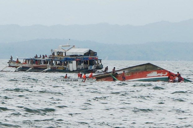 Hiện trường một vụ đắm phà ở Philippines. (Nguồn: csmonitor.com)