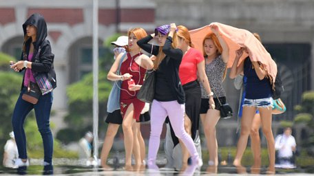 Nắng nóng tại Nhật Bản khiến 23 người thiệt mạng trong tuần vừa qua. Ảnh: Mainiji