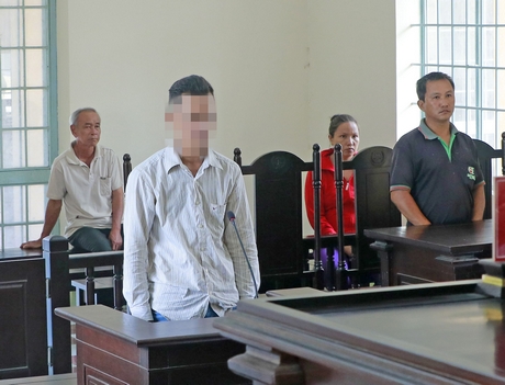 Bị cáo Nguyễn Văn Lộc tại tòa.