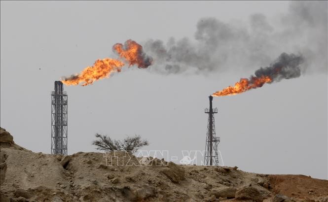 Một cơ sở khai thác dầu của Iran trên đảo Khark ở ngoài khơi vùng Vịnh. Ảnh: AFP/TTXVN
