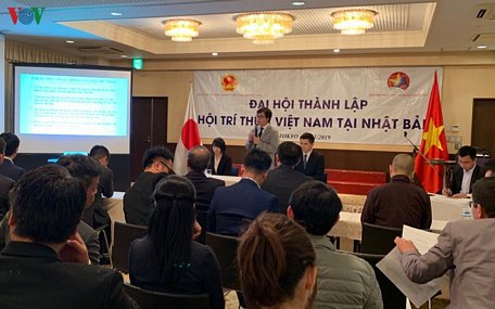Hình ảnh Đại hội thành lập Hội Trí thức Việt Nam tại Nhật Bản.