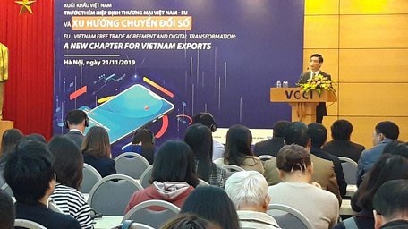Hội thảo “Xuất khẩu Việt Nam trước thềm Hiệp định Thương mại Việt Nam-EU và xu hướng chuyển đổi số