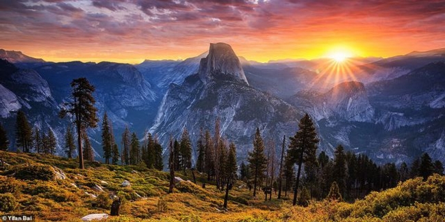 Bức ảnh chụp tại công viên quốc gia Yosemite ở bang California (Mỹ) bởi nhiếp ảnh gia người Trung Quốc Yifan Bai.
