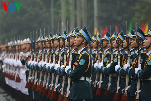 Đội Danh dự Quân đội Nhân dân Việt Nam.