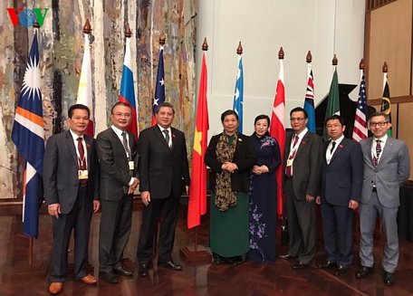Đoàn đại biểu cao cấp Việt Nam do Phó Chủ tịch Quốc hội Tòng Thị Phóng dẫn đầu tham dự Hội nghị APPF-28 tại Australia. 