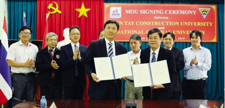 Trường ĐH Xây dựng Miền Tây ký kết biên bản ghi nhớ thỏa thuận hợp tác ĐH Quốc Lập Trung ương- Đài Loan.
