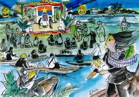 Tranh minh họa: Họa sĩ Trịnh Hữu Hòa