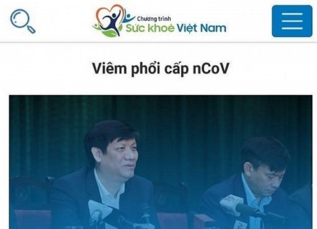 Sức khỏe Việt Nam là ứng dụng giúp người dân tự đánh giá nguy cơ nhiễm nCoV.