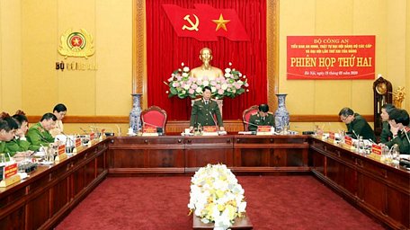 Thứ trưởng Bùi Văn Nam chủ trì phiên họp. (ảnh: CAND)
