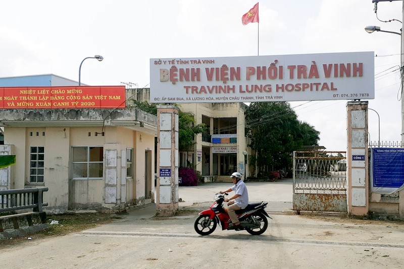 Bệnh viện phổi Trà Vinh nơi tiếp nhận điều trị NB105 và NB106.