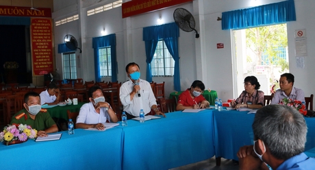 Cử tri Phường 5 (TP Vĩnh Long) đề xuất, kiến nghị đến Đoàn Đại biểu Quốc hội đơn vị tỉnh Vĩnh Long.