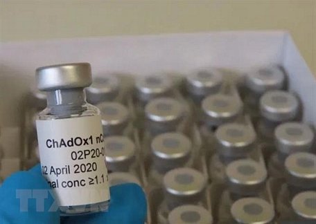 Vắcxin điều trị COVID-19 do Trường Đại học Oxford nghiên cứu và phát triển. (Nguồn: Press Association/TTXVN)