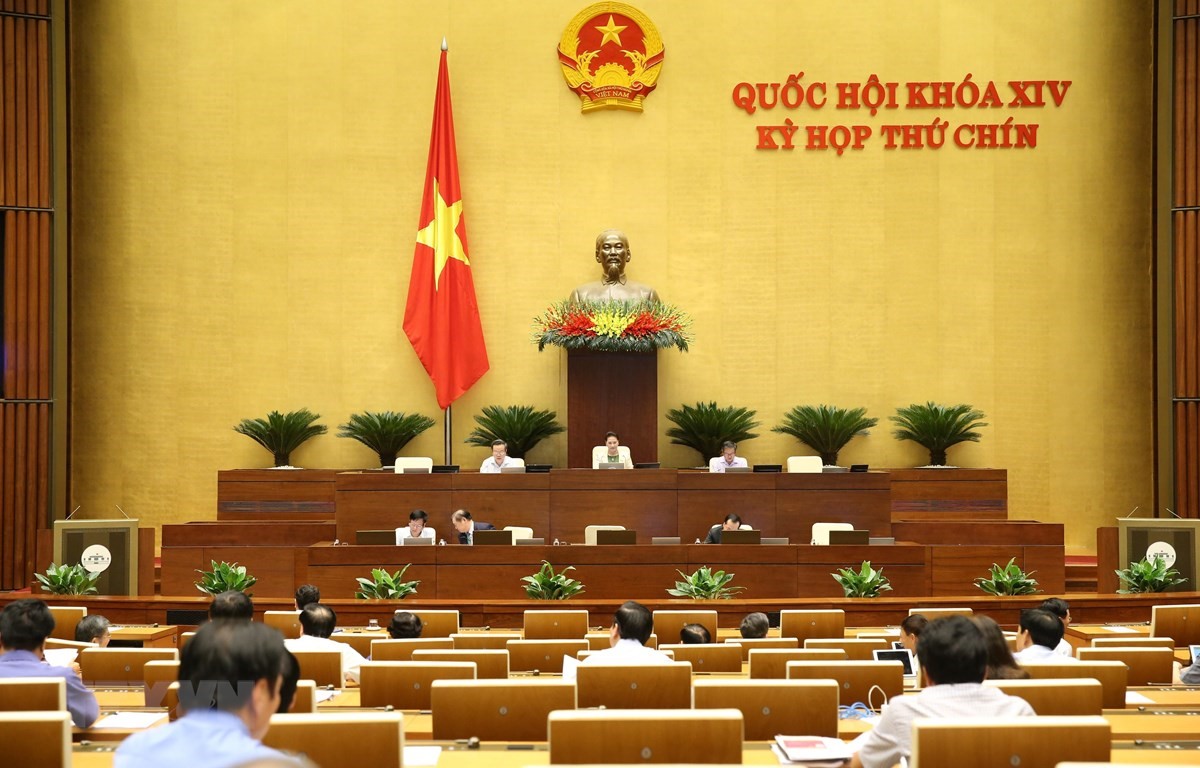 Kỳ họp thứ 9, Quốc hội khóa XIV. (Ảnh minh họa: Dương Giang/TTXVN)