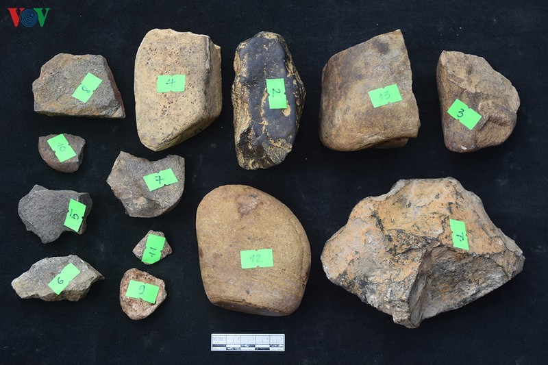 Nhiều hiện vật thuộc giai đoạn hậu kỳ đá cũ được phát hiện