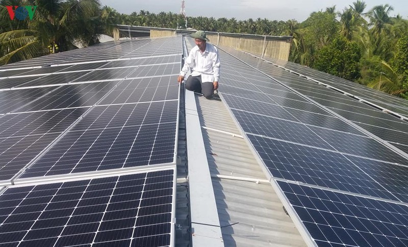 Mô hình điện mặt trời mái nhà đem lại hiệu quả cao ở Tiền Giang
