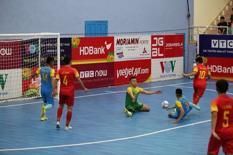Giải vô địch Futsal Quốc gia hoàn tất giai đoạn 1 với vị trí dẫn đầu của đội Thái Sơn Nam. Ảnh: BTC