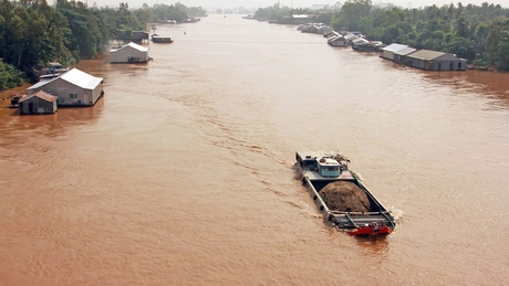 Tổng lượng dòng chảy từ thượng nguồn sông Mekong về ĐBSCL có khả năng thiếu hụt từ 20- 35% so với trung bình nhiều năm vào đầu mùa khô 2020- 2021.
