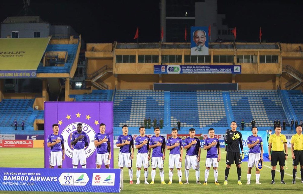 Trận chung kết giữa Hà Nội FC với Viettel ở chung kết cúp Quốc gia 2020 diễn ra lúc 18 giờ ngày 20/9 tới và nhiều khả năng chứng kiến khán giả tới theo dõi trên khán đài. (Ảnh: VPF)