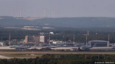 Căn cứ chỉ huy cấp cao của Lực lượng Không quân NATO ở Ramstein, nơi đặttrung tâm vũ trụ mới. (Nguồn: Reuters)