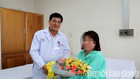 Một bệnh nhân điều trị ung thư vú kỹ thuật cao tại Bệnh viện Chợ Rẫy. Ảnh: PHẠM DŨNG
