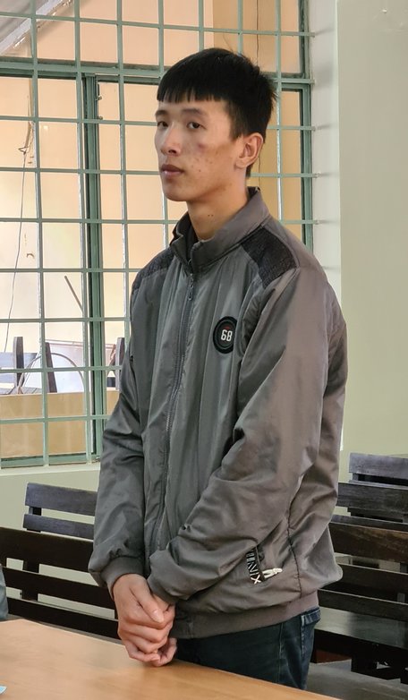 Bị cáo Toàn tại phiên tòa sơ thẩm.