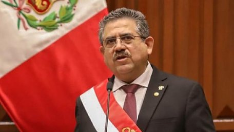  Tổng thống Peru Manuel Merino (Ảnh: AFP)