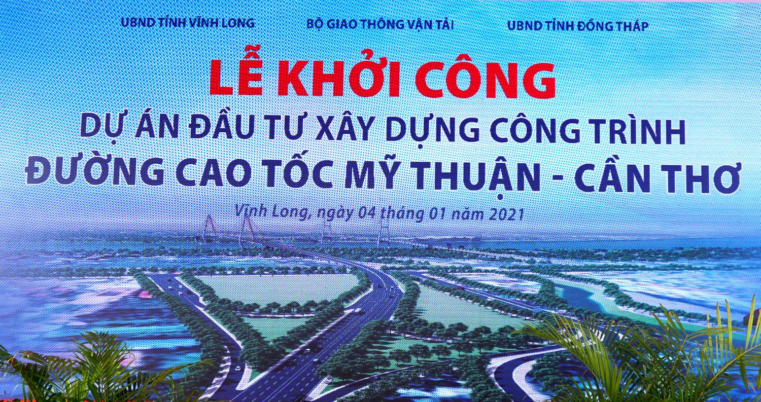 Tuyến đường cao tốc Mỹ Thuận - Cần Thơ là một trong những tuyến đường huyết mạch kết nối các địa bàn trọng điểm thuộc khu vực ĐBSCL, được nhân dân và chính quyền các địa phương thực sự quan tâm, mong đợi.