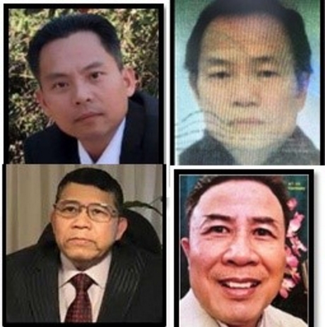 4 kẻ cầm đầu tổ chức “Triều đại Việt”.