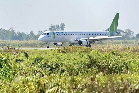 Chuyến bay QH2182 đánh dấu sự kiện khai trương hai đường bay: Cần Thơ - Côn Đảo và Cần Thơ - Phú Quốc của Bamboo Airways
