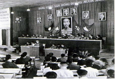 Quang cảnh Đại hội Đại biểu lần thứ II của Đảng tại tỉnh Tuyên Quang.