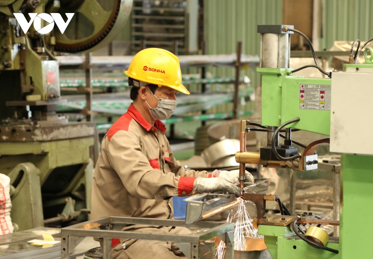 Ngành chế biến, chế tạo đóng góp đáng kể vào tăng trưởng kinh tế của Việt Nam trong năm 2020. (Ảnh minh họa)
