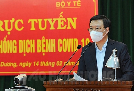 Bí thư Tỉnh ủy Hải Dương Phạm Xuân Thăng phát biểu tại hội nghị.