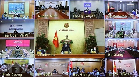   Thủ tướng Nguyễn Xuân Phúc phát biểu. (Ảnh: Thống Nhất/TTXVN)