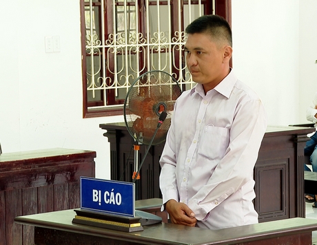 Bị cáo Phạm Trọng Hữu.
