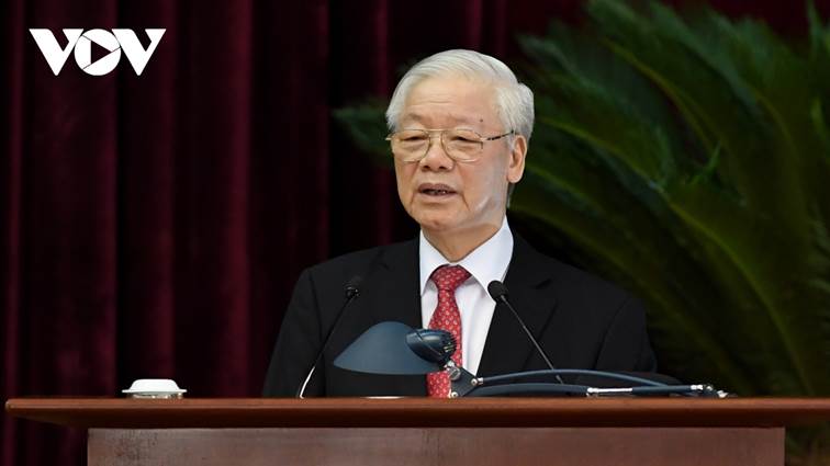 Phát biểu bế mạc, Tổng Bí thư Nguyễn Phú Trọng khẳng định, Hội nghị lần thứ ba Ban Chấp hành Trung ương Đảng khoá XIII đã thành công rất tốt đẹp. 