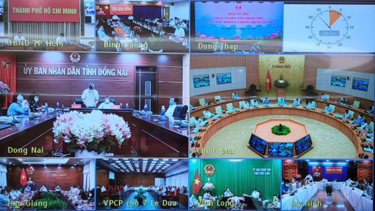 Thủ tướng Chính phủ Phạm Minh Chính đã chủ trì Hội nghị trực tuyến Thường trực Chính phủ với 21 tỉnh, thành phố phía Nam và Nam Trung bộ.
