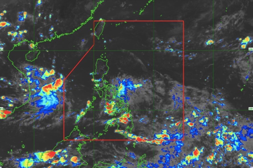 Xuất hiện vùng áp thấp ở Philippines ngày 19/9/2021. Ảnh: PASAGA