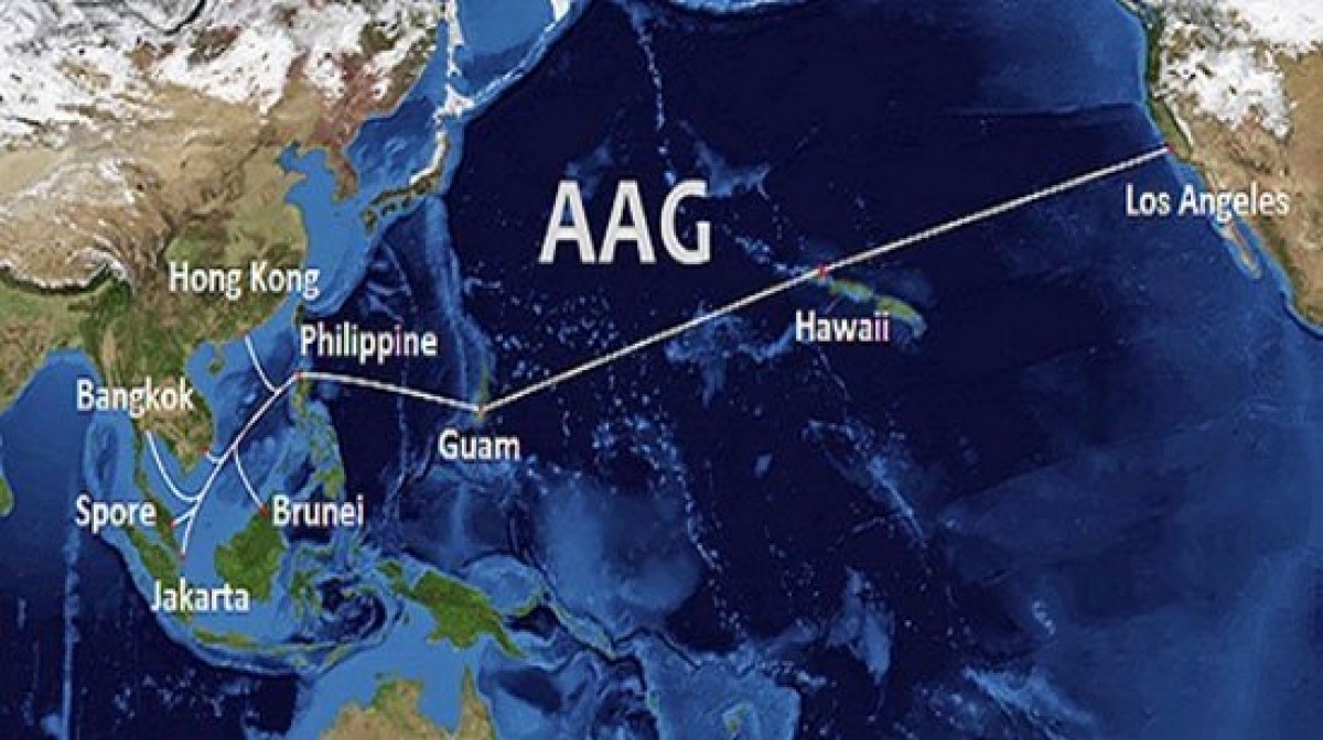 Tuyến cáp biển AAG gặp sự cố 3 lần trong năm 2021 (Ảnh minh họa)