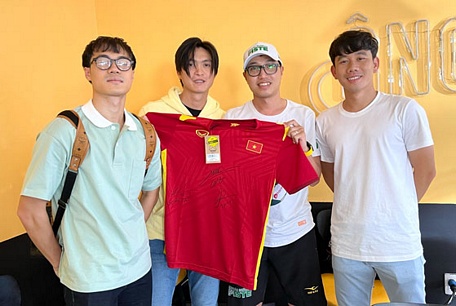 Một số cầu thủ HAGL được HLV Park Hang-seo cho trở về TP HCM để tham gia một sự kiện (Ảnh: MINH NGỌC)