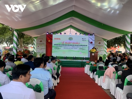 Lễ xuất khẩu chính ngạch lô mắc ca đầu tiên sang thị trường Nhật Bản.